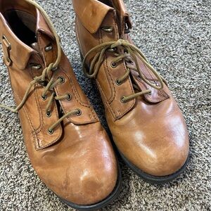 Earth spirit leather ankle boot